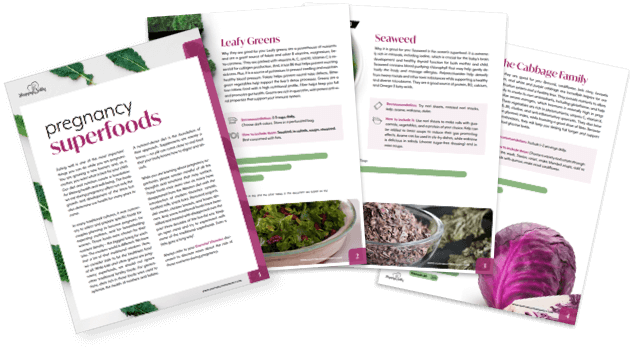 Preview of the Pregnancy Superfoods handout